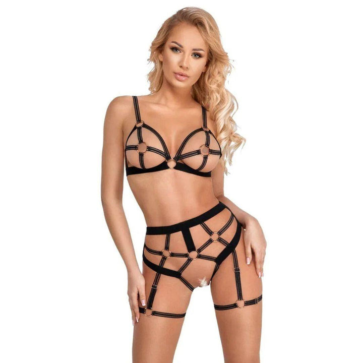 Cottelli LINGERIE - Provocative Harness Set