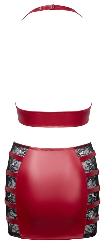 Cottelli Party - Sexy Red Top and Skirt Set