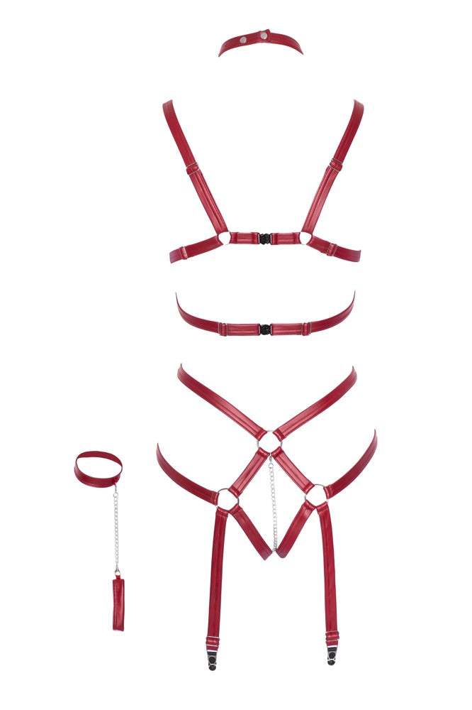 Bad Kitty - Dark Red Bondage Set