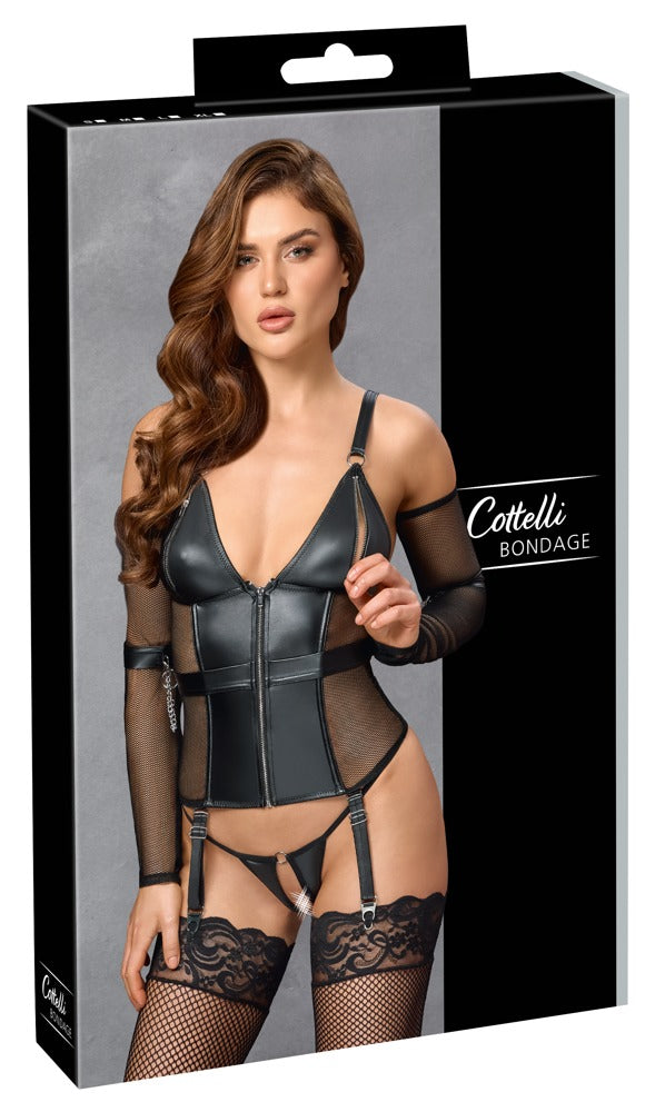 Cottelli Bondage - Seductive Crotchless Set