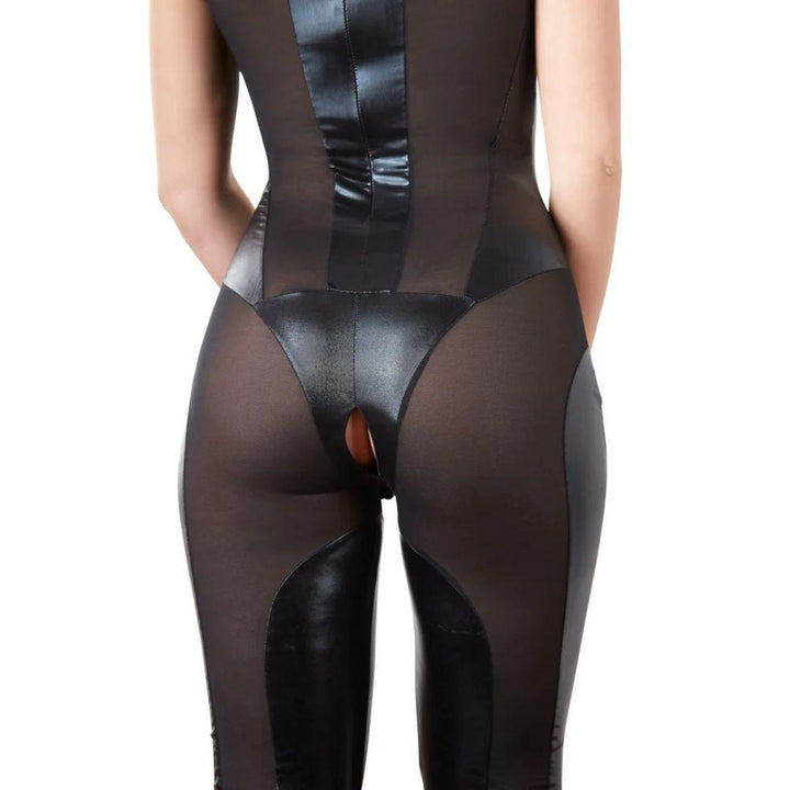 Cottelli Party - Wet Look Jumpsuit